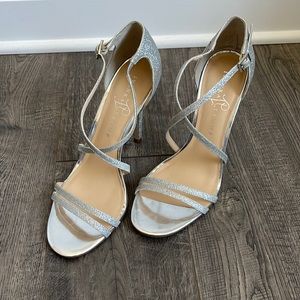 Silver High heel sandals